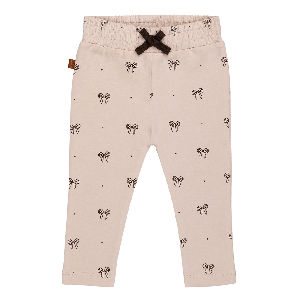 Ballerina Baby Pants Bow | Sepia Rose