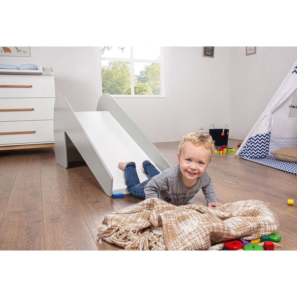 Indoor-slide „Lotta”, grey/white
