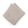 Avi knit plaid - Cobblestone