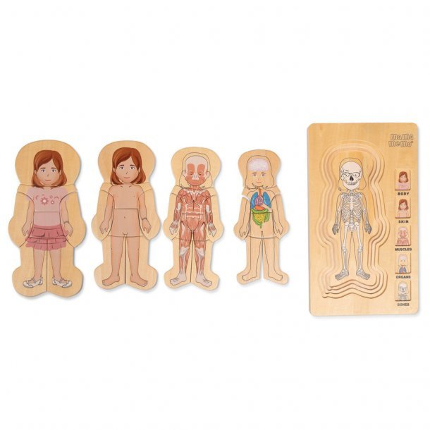 My body puzzle. girl