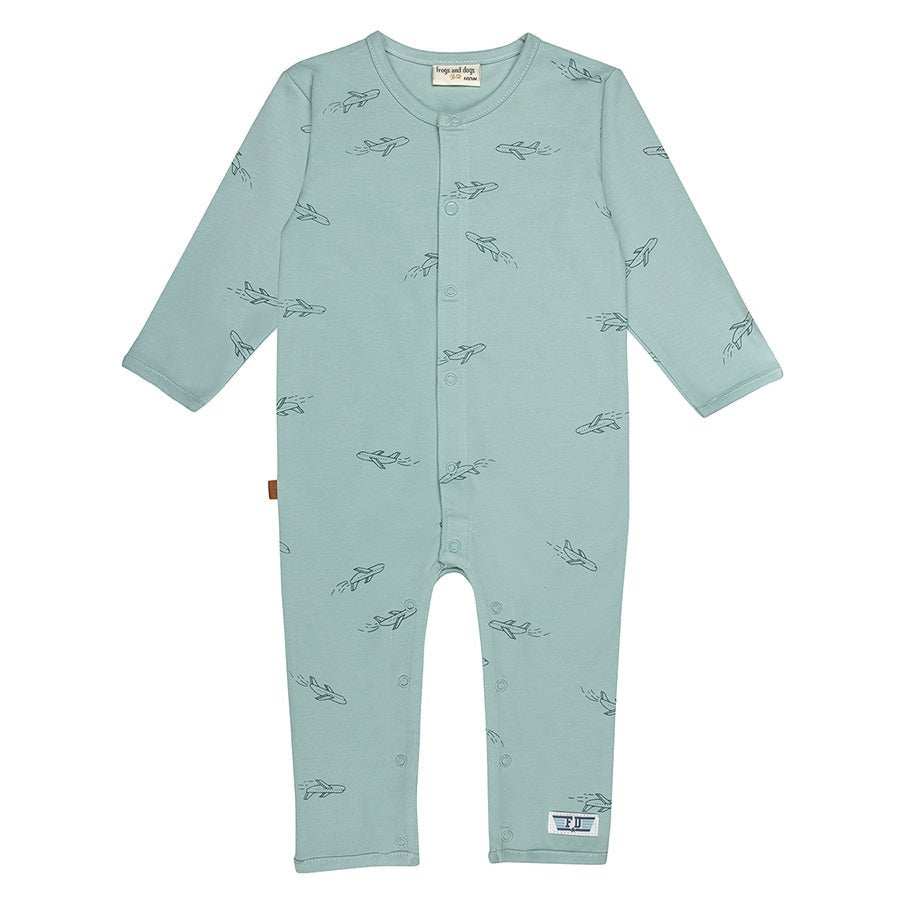 Pilot Club Baby Onesie Airplane | Gray Mist