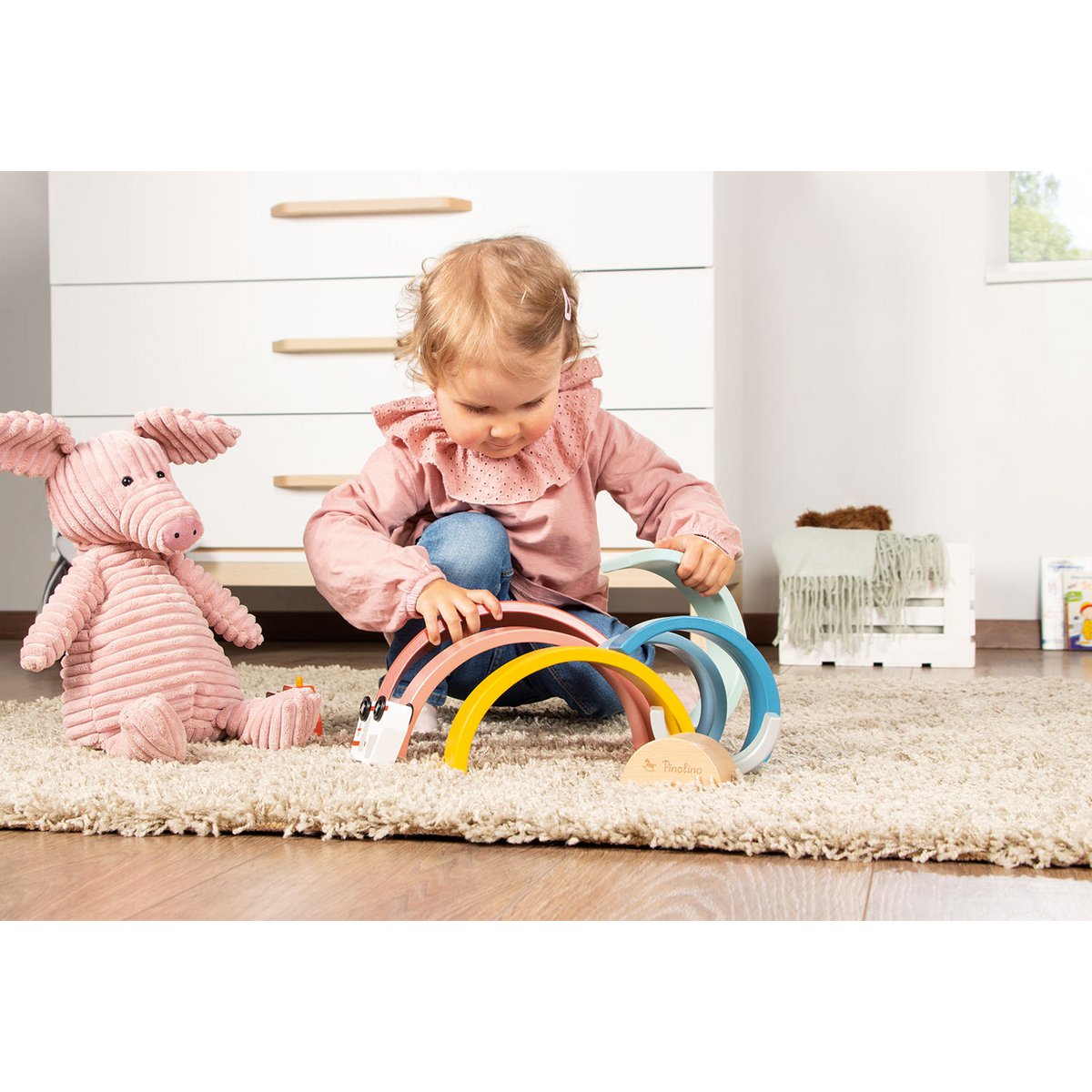 Wooden rainbow „Ruby”