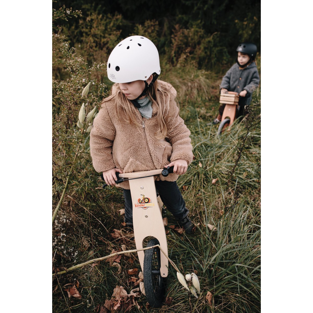 Children's Featy Children's helmet for the bicycle / bicycle helmet for children - Mat White