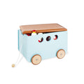 Toy chest on wheels „Jim”, mint