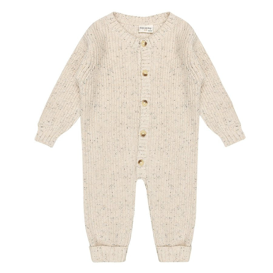Sprinkle Knit Onesie | Beige
