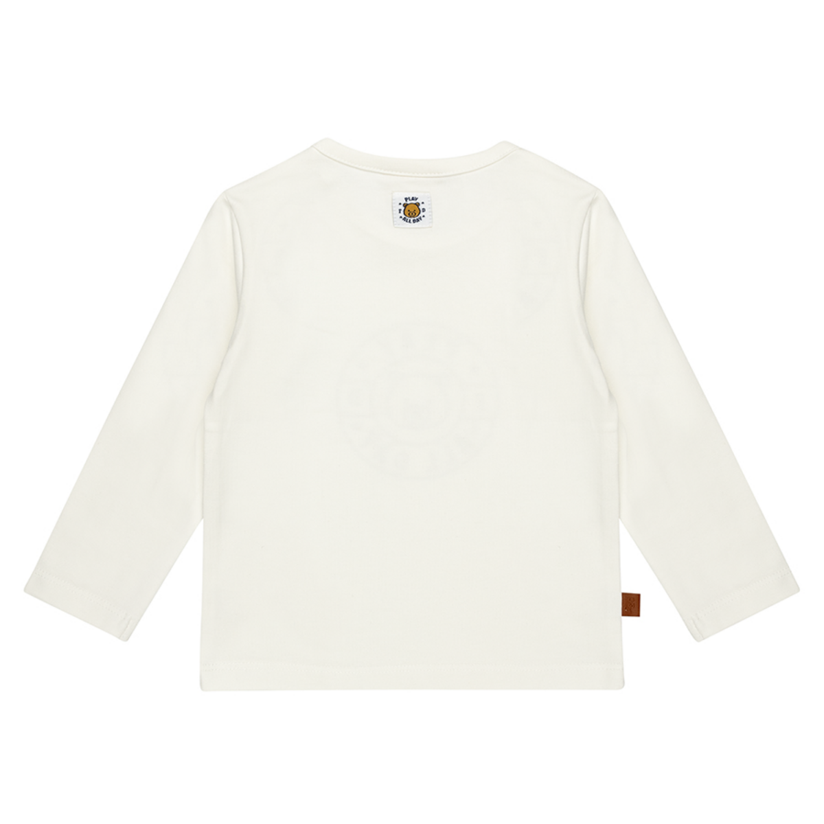 Play All Day Baby Shirt Emblem | White Alyssum