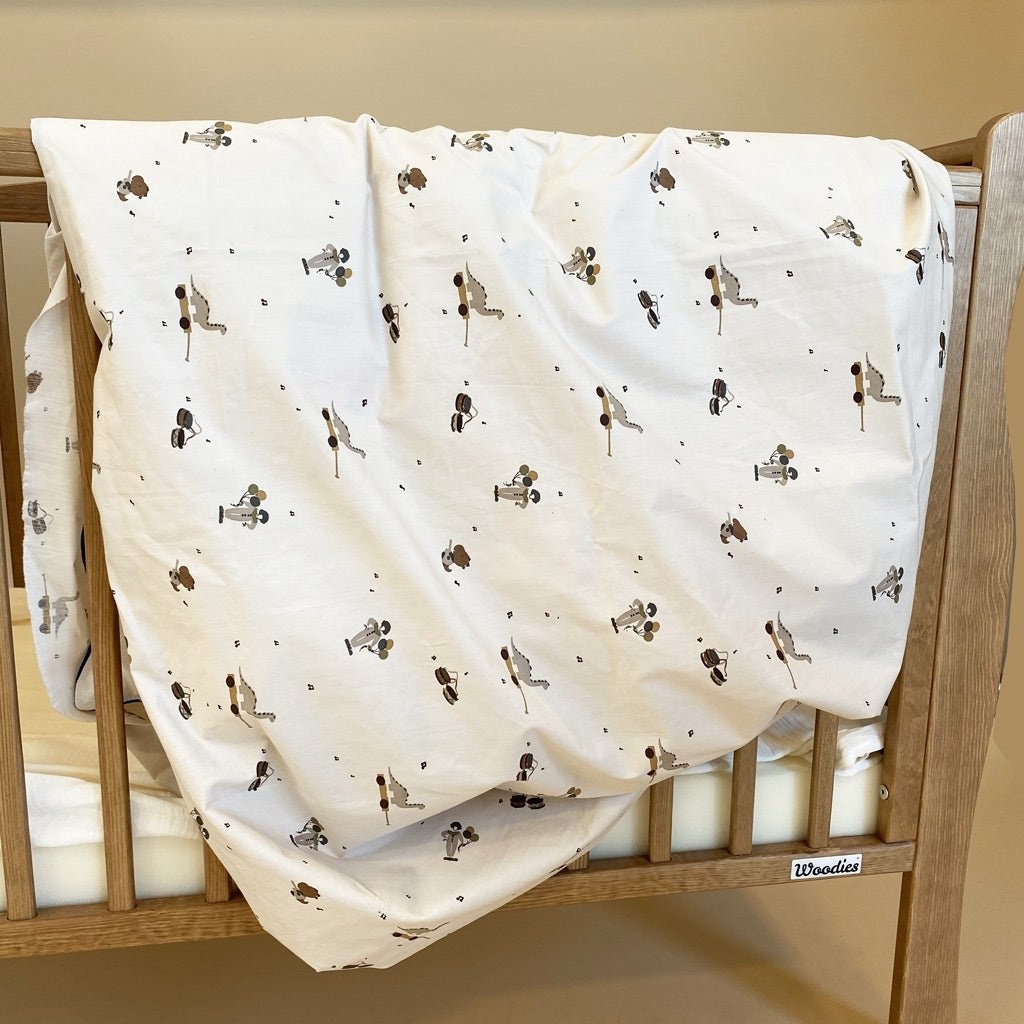 Bera junior bed linen - Music Dino